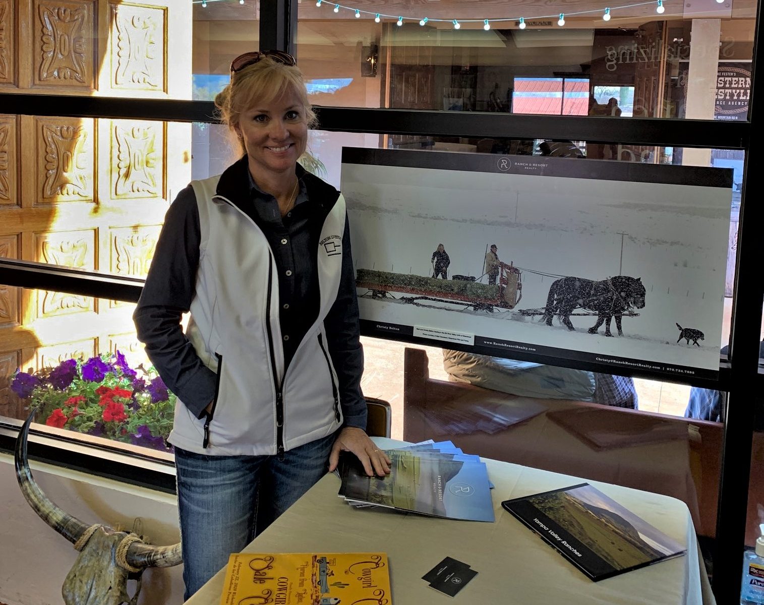 Christy Belton at Cowgirl Cadillacs booth